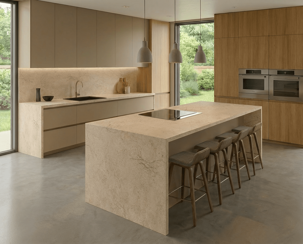 Coloris 3534LUNA Bali vue cuisine