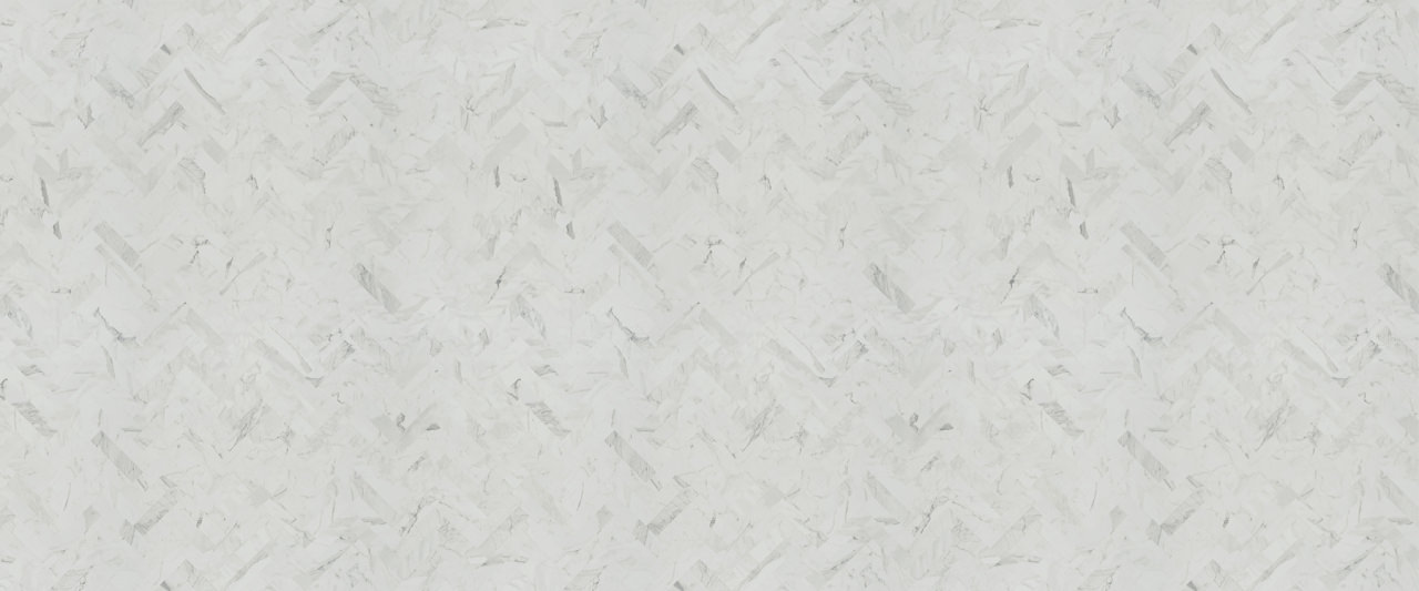 Coloris 9310NDF White marble Herringbone vue panneau plein fer