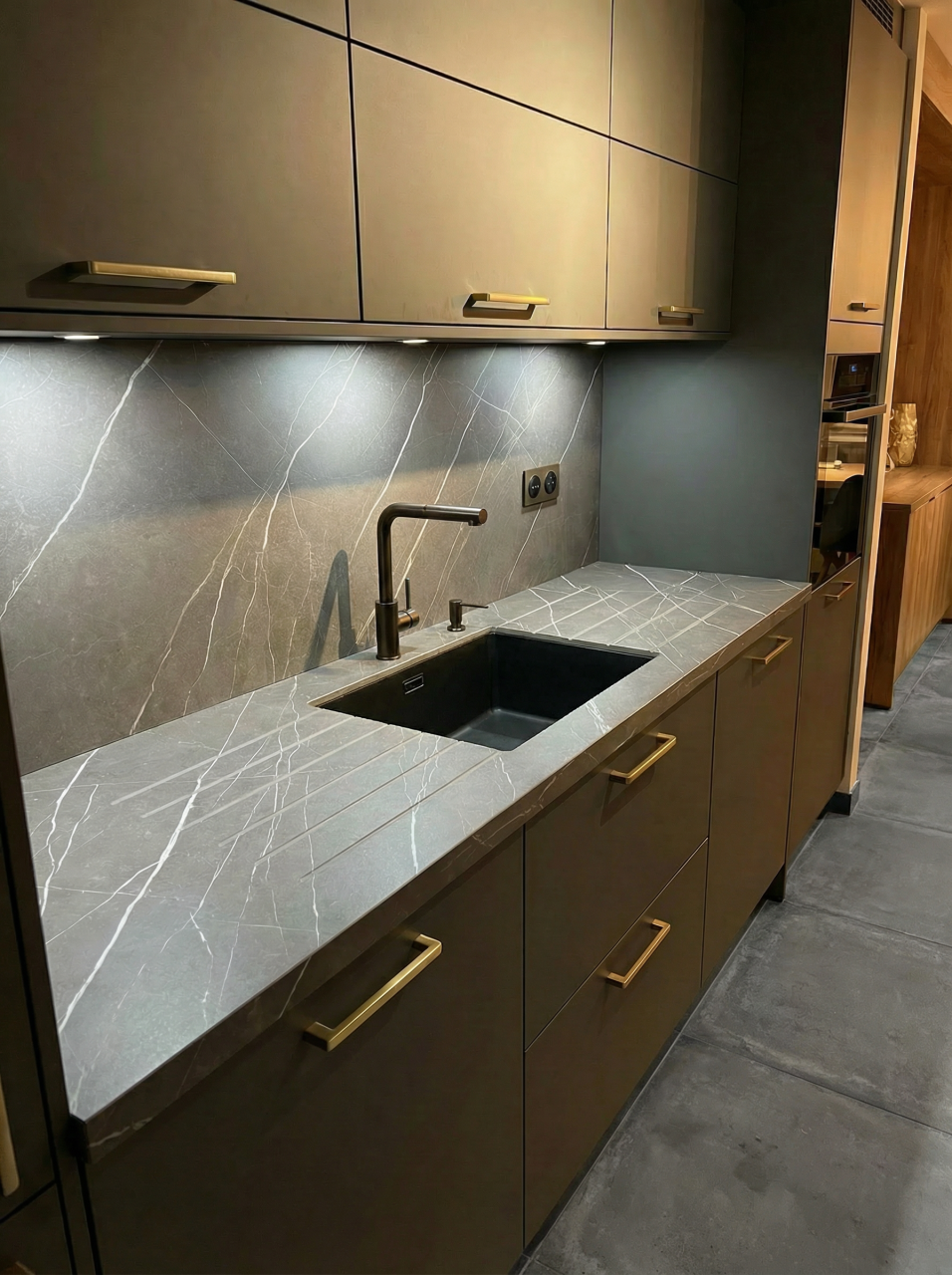 Coloris CO3445KER Grey Pulpis vue cuisine