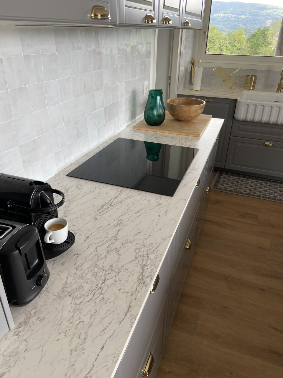 Coloris CO20C166FA Calacatta vue cuisine